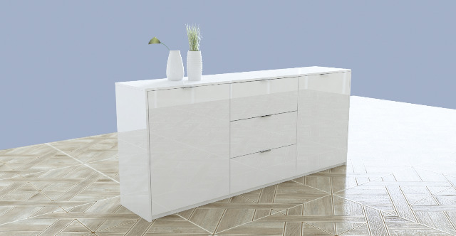 Sideboard Kommode Anrichte wei? hochglanz lackiert 160cm (14911271 : Hochglanz Weiss Lackieren Hochglanz Weiss Lackieren : Sideboard Kommode Anrichte wei? hochglanz lackiert 160cm (14911271