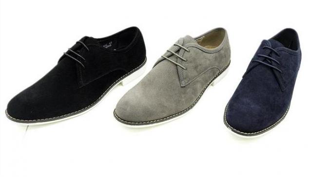 Herren Business Schuhe Slipper Sneakers Shoes Wildlederimitat 2 Farben