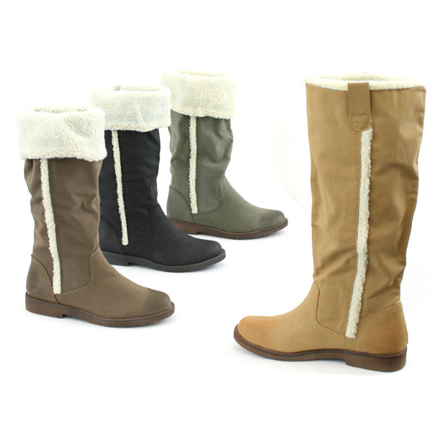 Damen Fell Stiefel Schuhe Gr. 36-41 je 13,90 EUR