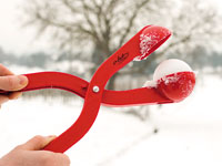 Infactory Schneeballzange rot Schneeball-Maker Schneeball Zange