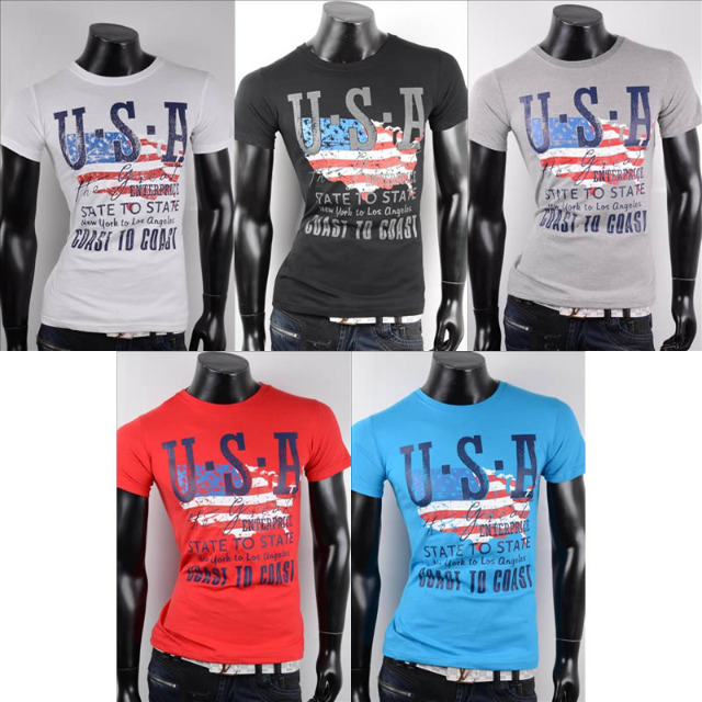 Sport Freizeit T-Shirts Oberteile Gr. S-XXL je 4,20 EUR