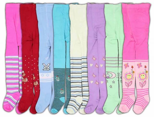 192 Trendige Mädchen Jungen Kinder Girls Boys Socks Strumpfhosen Muster Farbmix