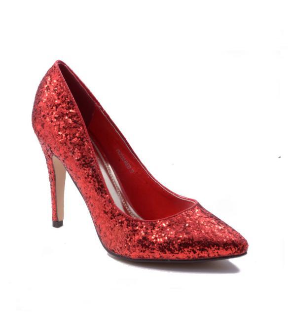 Damen Pumps Schuhe Shoes Pailetten Applikationen 3 Farben nur 9,90 Euro