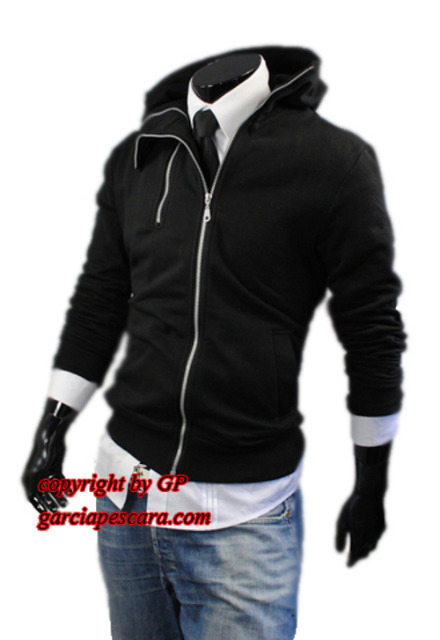 Garcia Pescara GP3 Herren Zip Hoodie schwarz Gr. XL