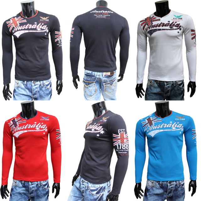 Pullover Langarm Oberteile Shirt Gr. 3XL-6XL