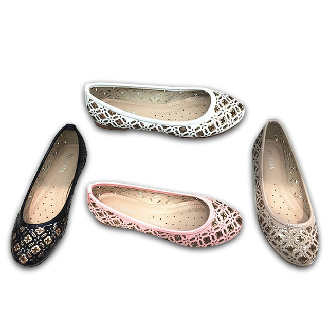 Damen Slipper Halbschuhe Ballerina Schuhe