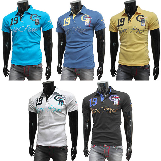 Herren Polo Shirts Kurzarm Oberteile T-Shirts
