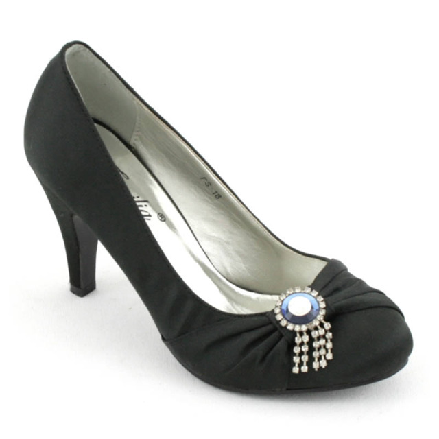 Pumps High Heels Schuhe Glitzeroptik