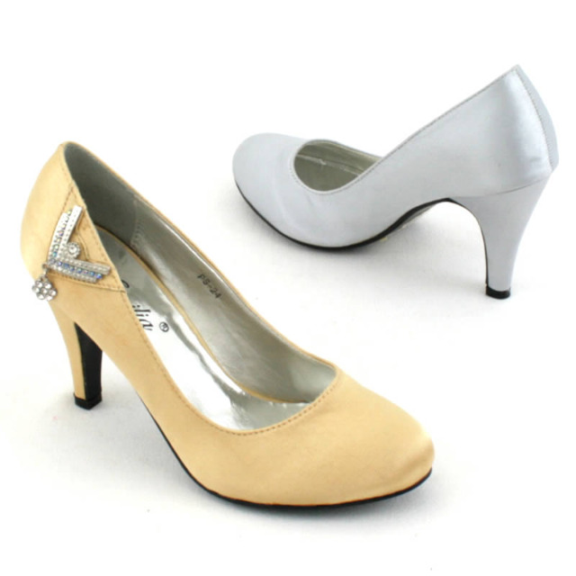 Pumps High Heels Schuhe Glitzeroptik