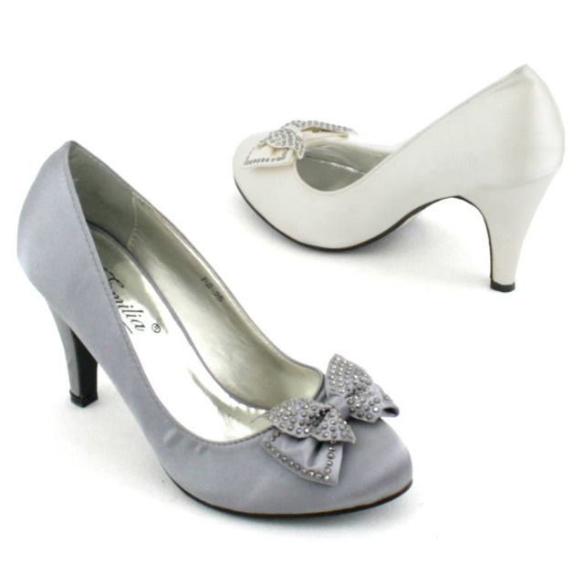 Pumps High Heels Schuhe Glitzeroptik