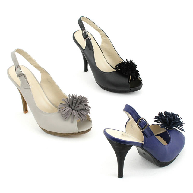 Damen Pumps High Heels Schuhe Lederoptik