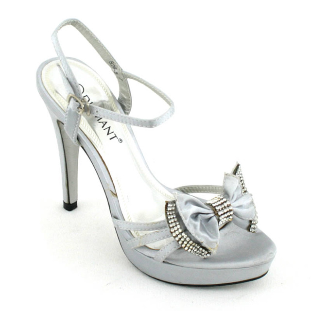 Damen Pumps High Heels Schuhe Glitzeroptik