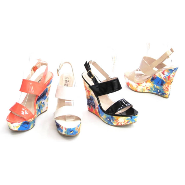 Damen Pumps High Heels Schuhe Musterung