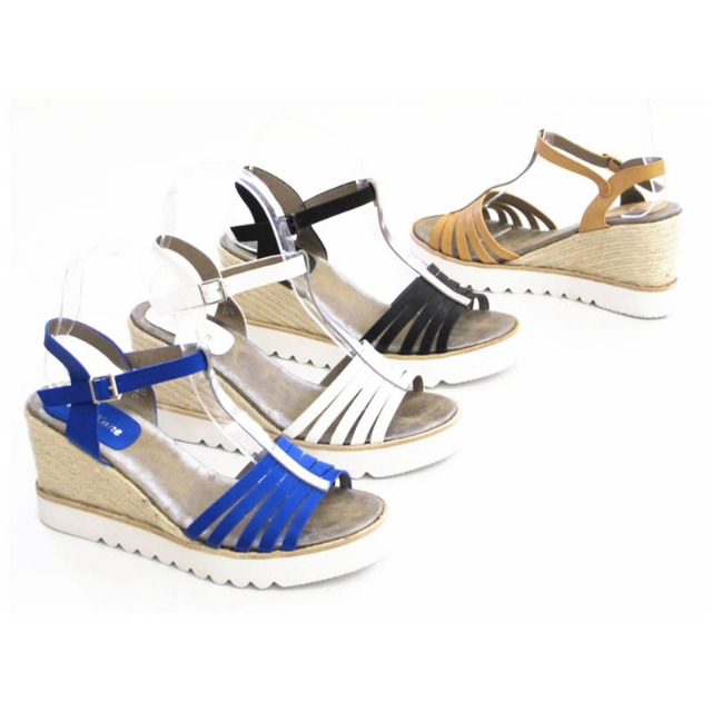 Damen Sommer Sandalen Pumps Schuhe