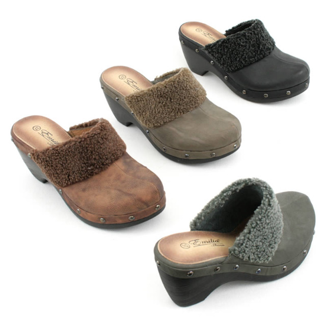 Damen Slipper Schlappen Schuhe Praxisschuhe