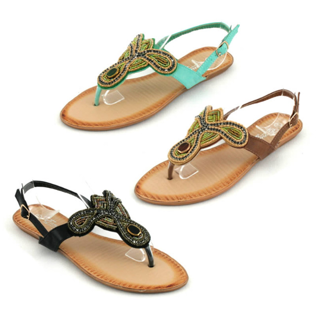 Damen Sommer Sandalen Slipper Schuhe