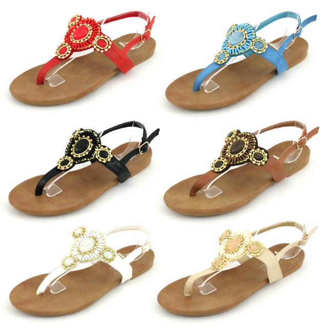 Damen Sommer Sandalen Slipper Schuhe