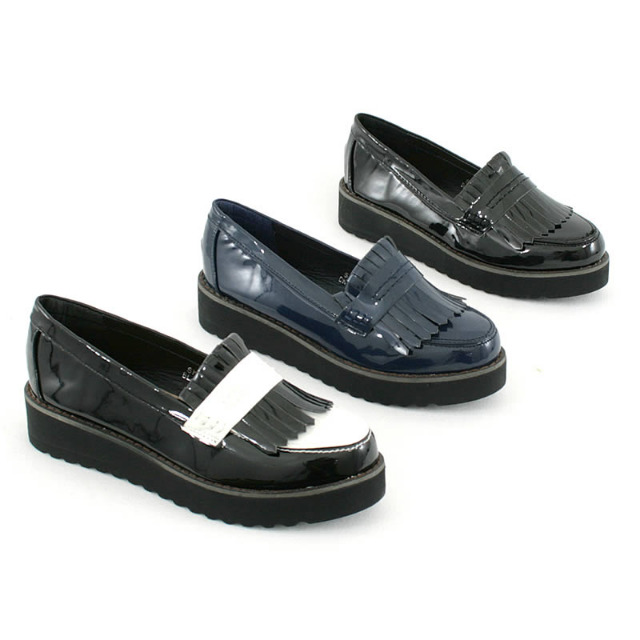 Damen Herbst Winter Halbschuhe Schuhe