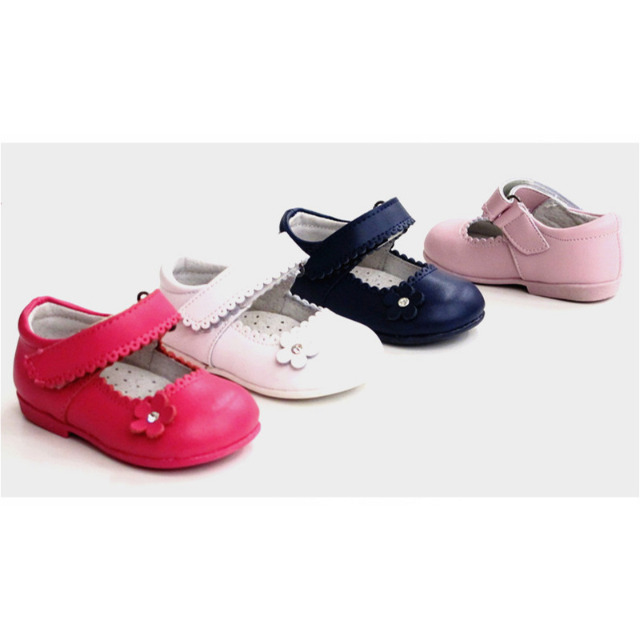 Leder Mädchen Ballerina Slipper Schuhe