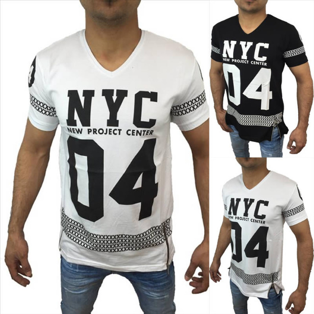 Herren Freizeit T-Shirts Oberteile Kurzarm Shirt