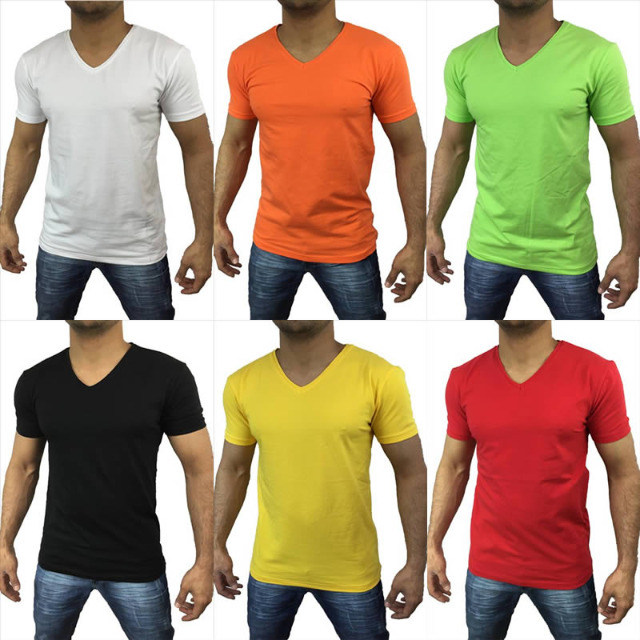 Herren Freizeit T-Shirts Oberteile Kurzarm Shirt