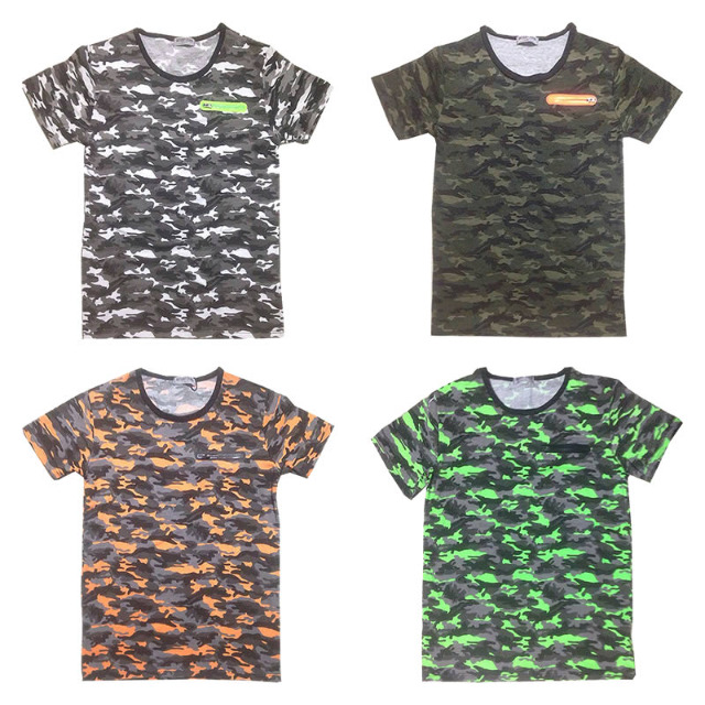 Herren Freizeit T-Shirts Oberteile Kurzarm Shirt