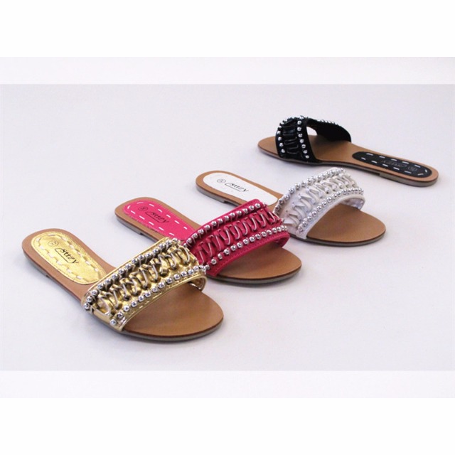 Damen Sommer Sandalen Slipper Schuhe