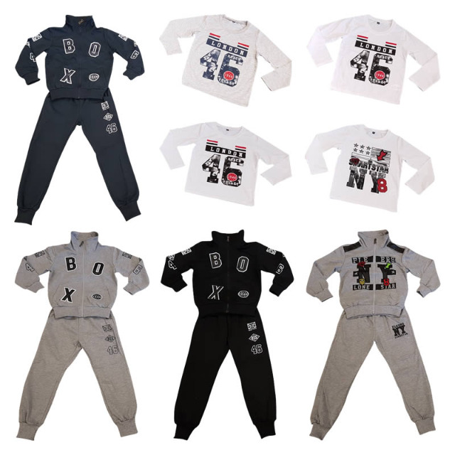 Kinder Jogging Freizeit Sport Anzüge im Set