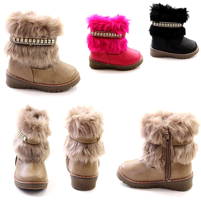 Kinder Herbst Winter Fell Stiefel Boots Gr. 20-25 je 6,90 EUR