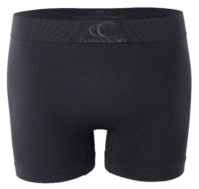 Clark Crown® seamless Mikrofaser Retroshorts für Herren in anthrazit