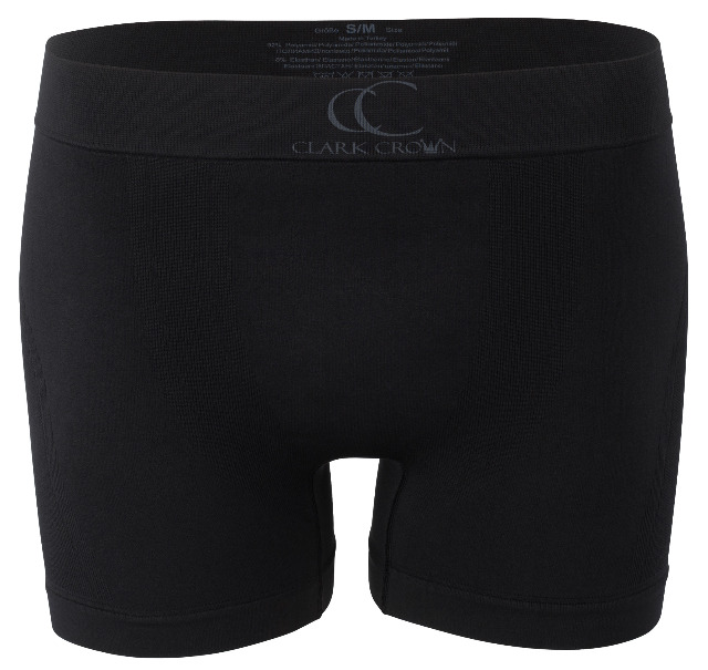 Clark Crown® seamless Mikrofaser Retroshorts für Herren in schwarz