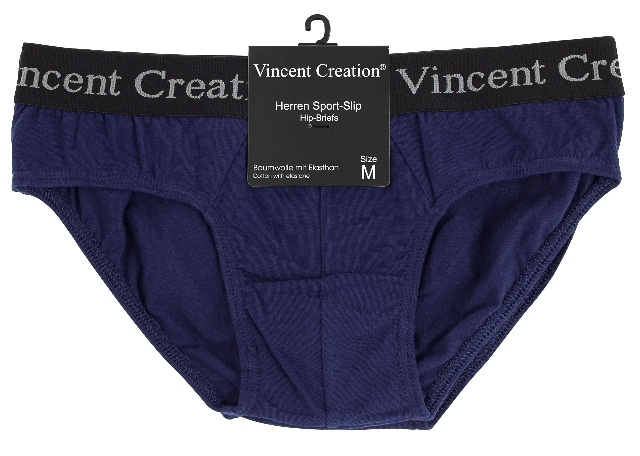 POSTEN! Herren Baumwoll Sport-Slip in marineblau - 2er Pack