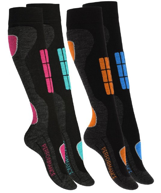 Damen Ski- und Snowboard-Kniestrümpfe PERFORMANCE