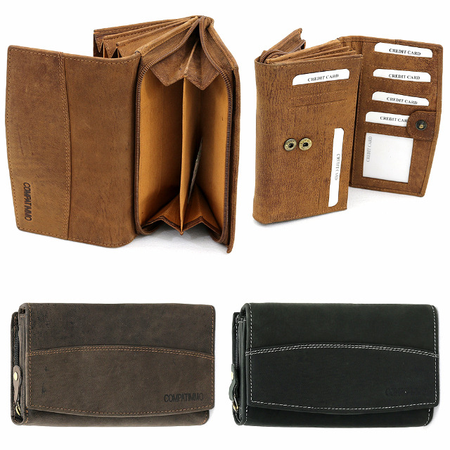 Damen Echt Leder Geldbörsen Portemonnaies Mix je 9,75 EUR