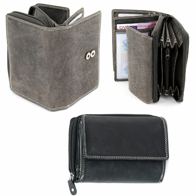 Damen Echt Leder Geldbörsen Portemonnaies Mix je 9,75 EUR