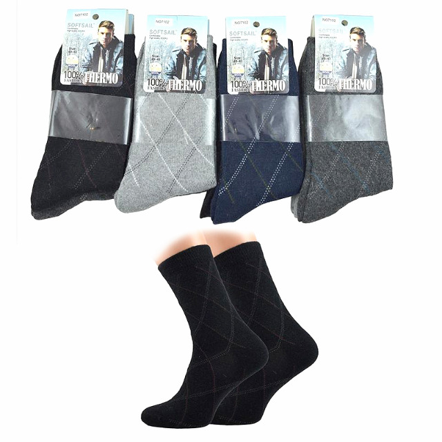 Herren Thermo Wollsocken Mix Gr. 40-46 je 1,10 EUR