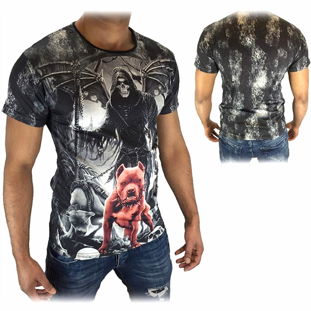 Herren Freizeit T-Shirt Oberteil Gr. S-XXL je 7,75 EUR