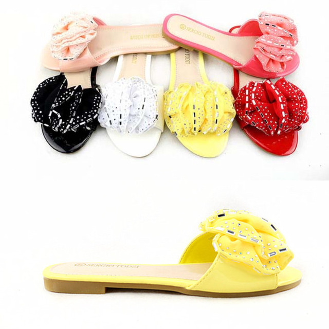 Damen Sommer Sandalen Slipper Schuhe