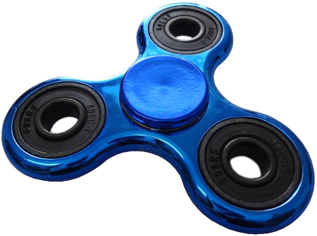 Fidget Finger Hand Spinner in 4 Farben: blau,