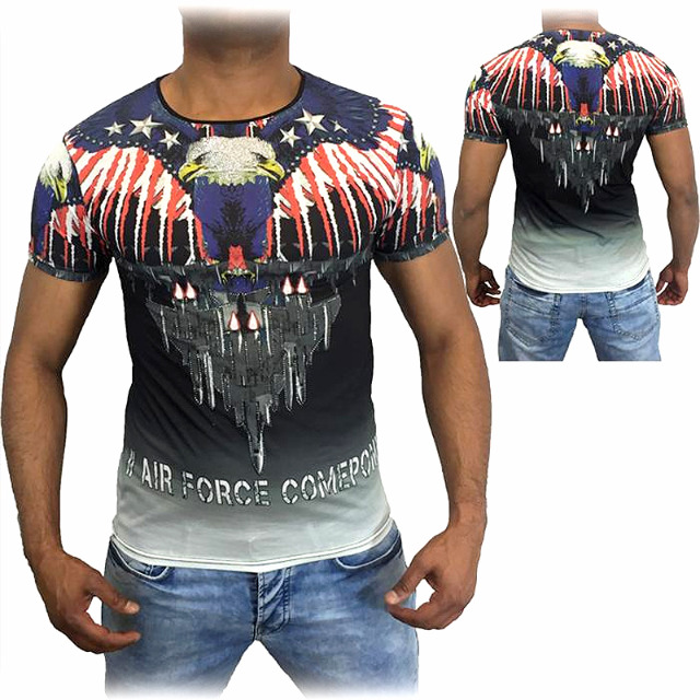 Herren Freizeit T-Shirt Oberteil Gr. S-3XL je 7,75 EUR