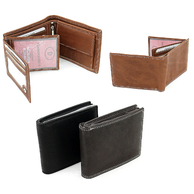Echt Leder Geldbörsen Portemonnaies Brieftaschen je 5,95 EUR