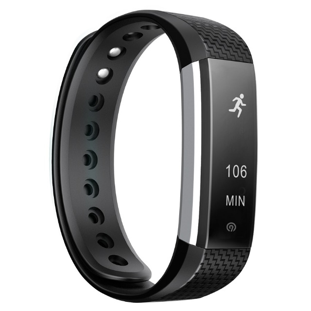 NINETEC Smartfit F3HR Fitnesstracker mit Herzfrequenzmessung für iOS und Android Sportuhr Pulsuhr