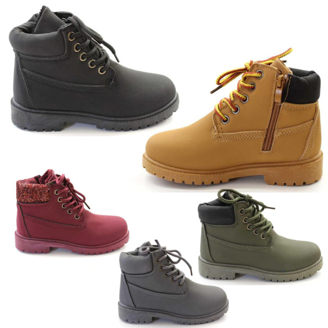 Kinder Herbst Winter Stiefel Boots Wolle Innenfutter