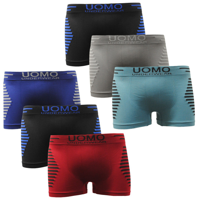 Garcia Pescara Herren Uomo3 Boxershorts Seamless 6er Pack Größe XL/XXL