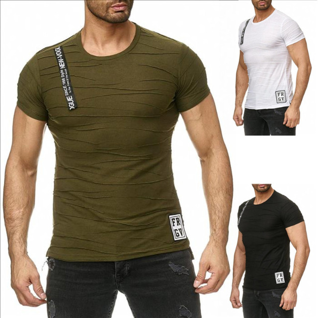 Herren Freizeit T-Shirt Oberteil