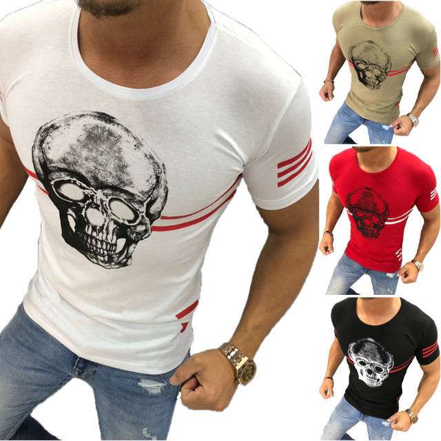 Herren Freizeit T-Shirt Oberteil