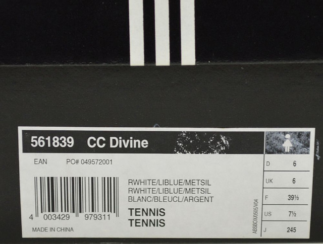 adidas CC Divine Damen Tennis Laufschuhe Gr. 39 13 Damen Schuhe 18041701 adidas CC Divine Damen Tennis Laufschuhe Gr. 39 13 Damen Schuhe 18041701
