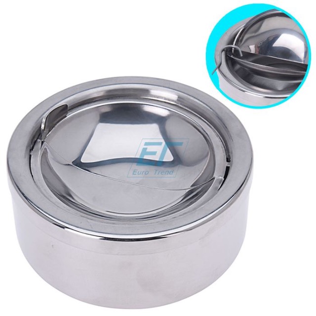 Aschenbecher Edelstahl ca.10,5cm