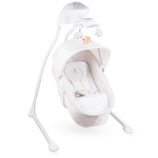 Lionelo Henny 3in1 Baby Wippe Babyschaukel und Babyliegestuhl Schaukel Sitz mit 12 Melodien + 2 Naturgeräusche