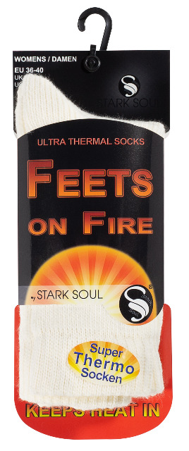Stark Soul® Feets on Fire ULTRA-Thermosocken mit Komfortbund im 2er Pack